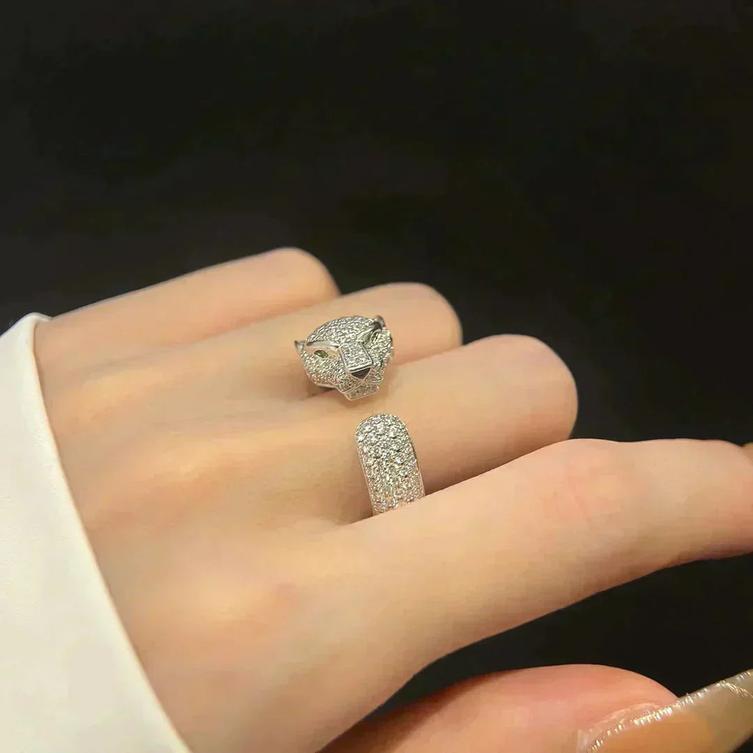 [Olivia JW]PANTHERE 5.5MM ALL DIAMOND RING