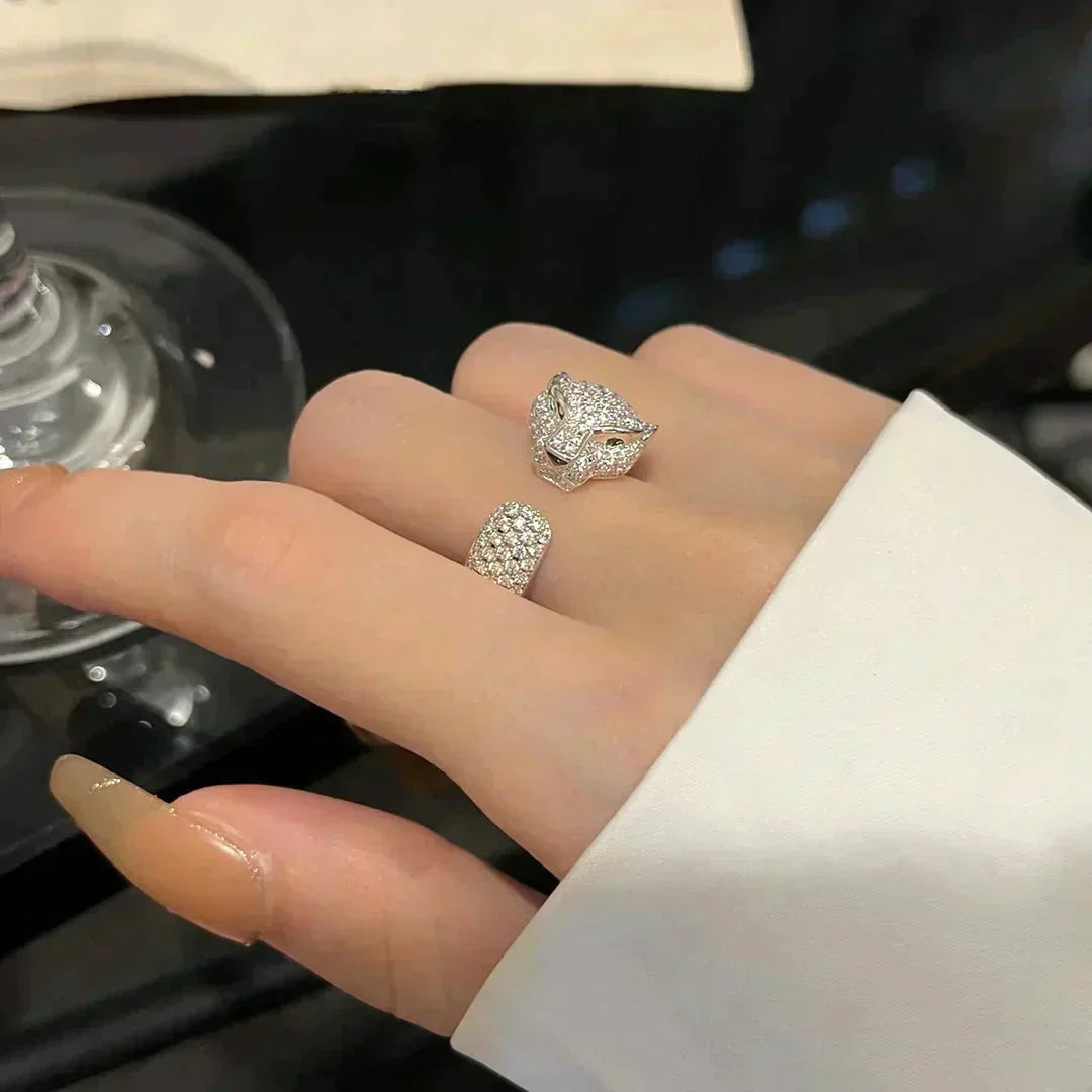 [Olivia JW]PANTHERE 5.5MM ALL DIAMOND RING