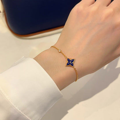 [Olivia JW]COLOR STAR PINK GOLD DIAMOND BRACELET