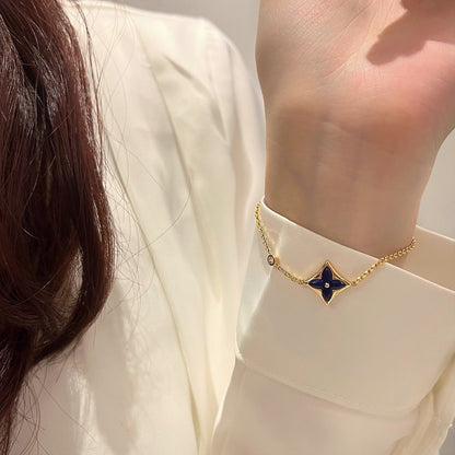 [Olivia JW]COLOR STAR PINK GOLD DIAMOND BRACELET
