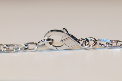 [Olivia JW]CLOVER 20 MOTIFS ONYX DIAMOND SILVER