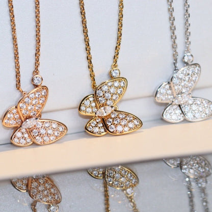 [Olivia JW]BUTTERFLY DIAMOND NECKLACE