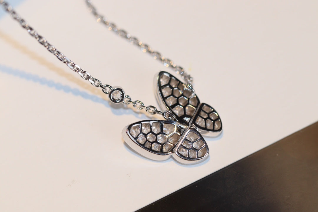 [Olivia JW]BUTTERFLY DIAMOND NECKLACE
