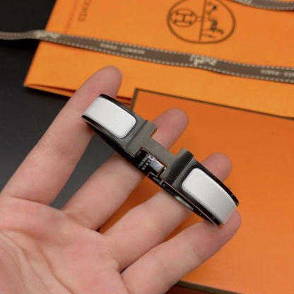 [Olivia JW]H BRACELET 12MM BLACK WHITE CERAMIC