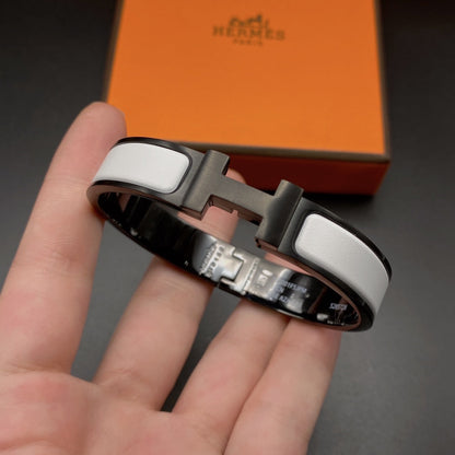 [Olivia JW]H BRACELET 12MM BLACK WHITE CERAMIC
