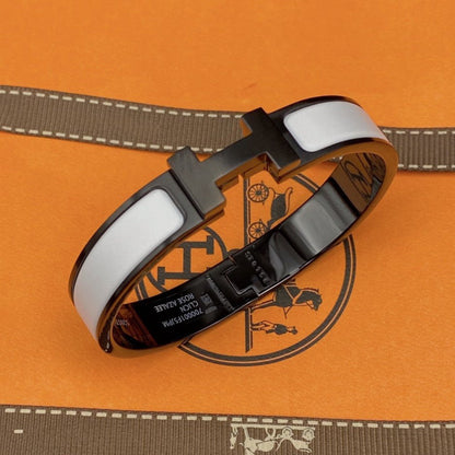 [Olivia JW]H BRACELET 12MM BLACK WHITE CERAMIC