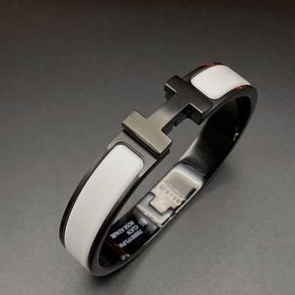 [Olivia JW]H BRACELET 12MM BLACK WHITE CERAMIC
