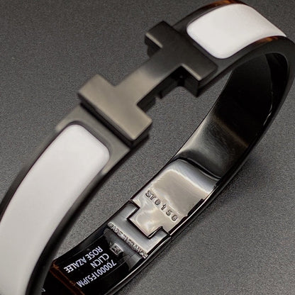 [Olivia JW]H BRACELET 12MM BLACK WHITE CERAMIC