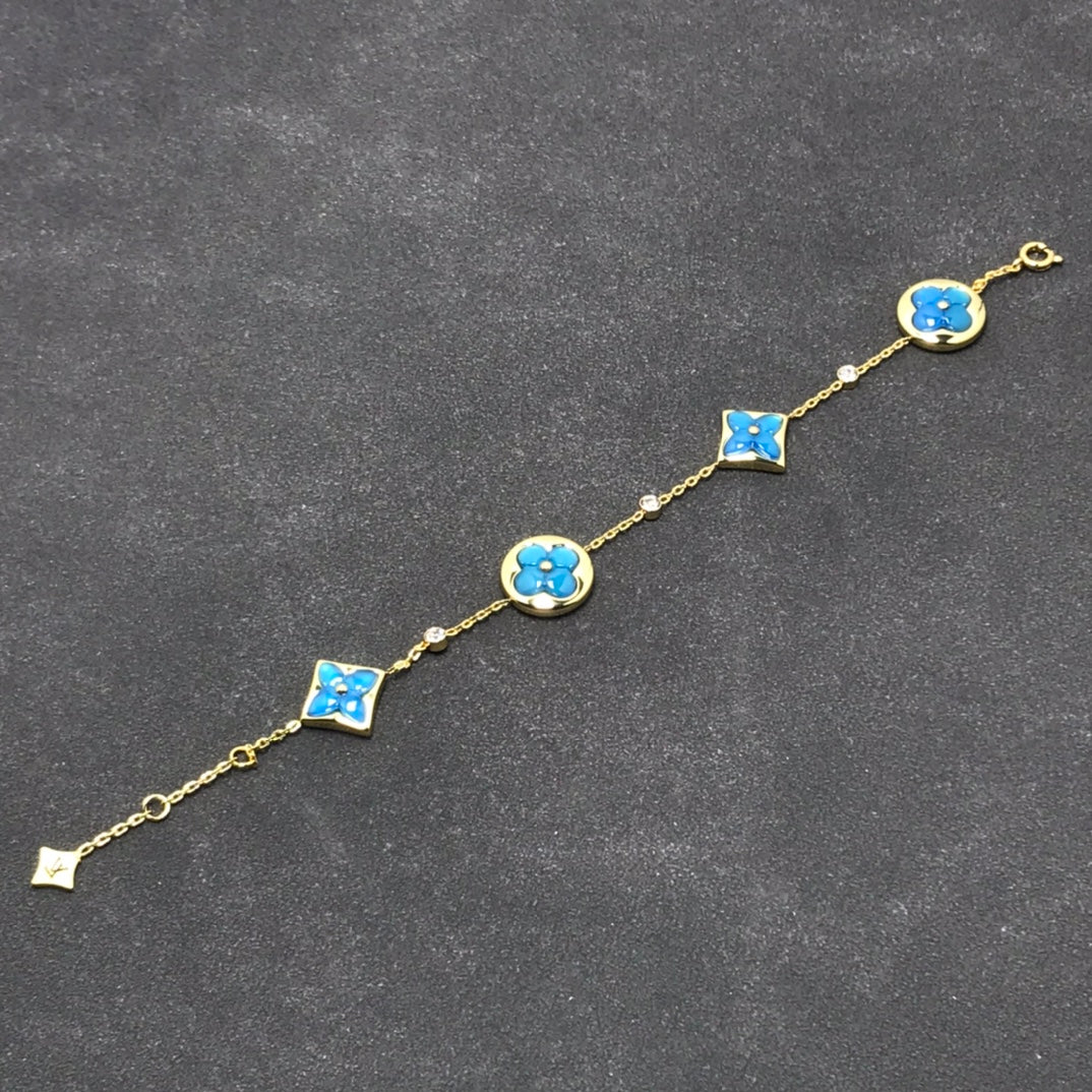[Olivia JW]STAR AND SUN TURQUOISE 4 MOTIFS 3 DIAMONDS
