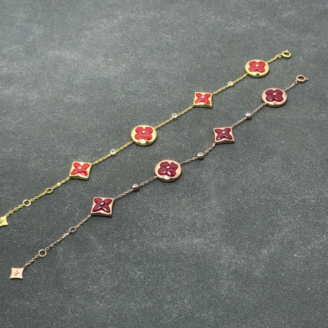 [Olivia JW]STAR AND SUN CARNELIAN 4 MOTIFS 3 DIAMONDS