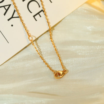 [Olivia JW]VOLT SILVER DIAMOND PEDANT NECKLACE