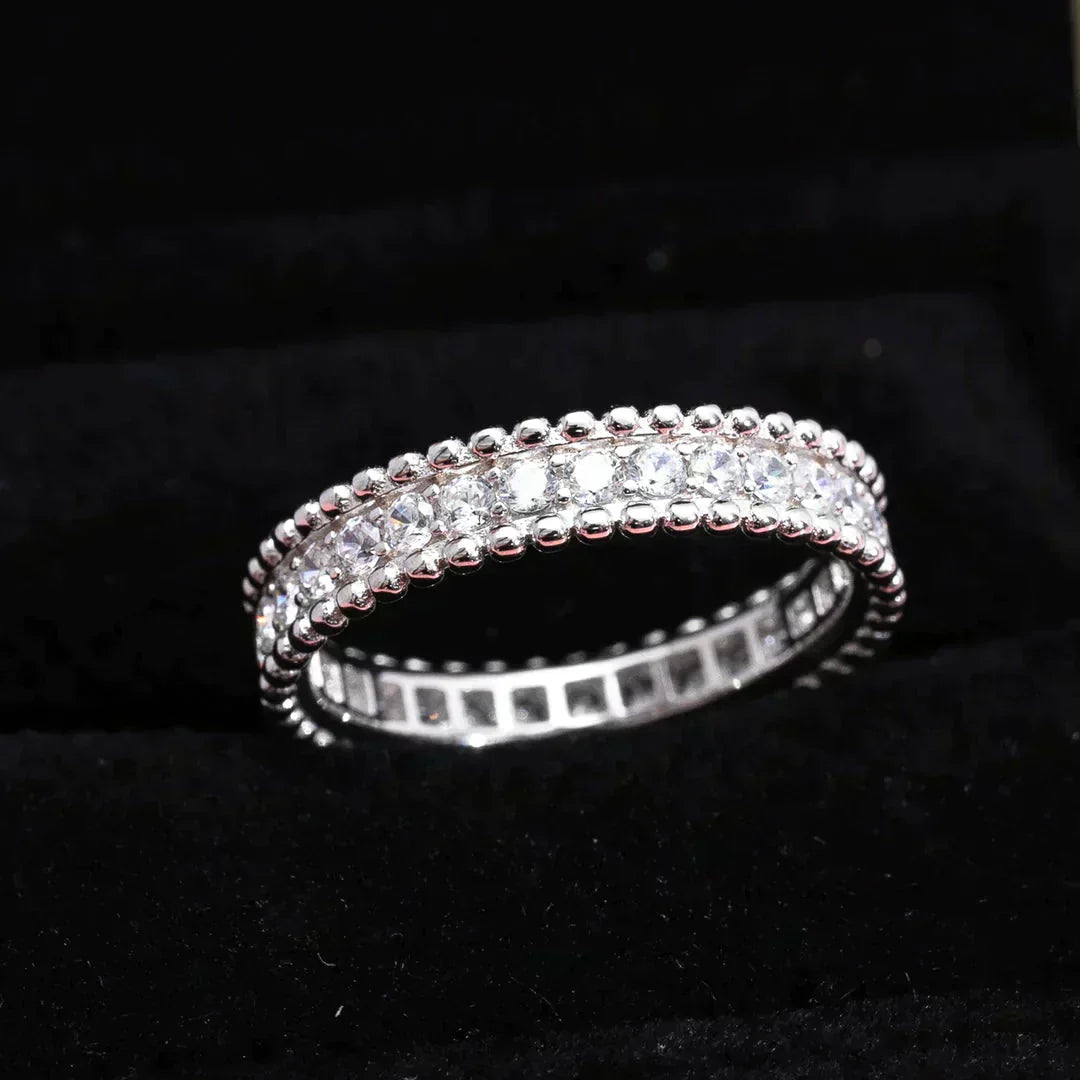 [Olivia JW]PERLEE DIAMOND SILVER RING