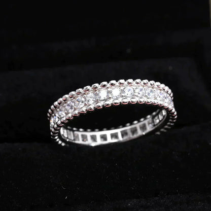 [Olivia JW]PERLEE DIAMOND SILVER RING