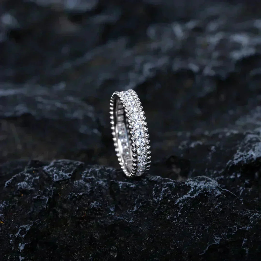 [Olivia JW]PERLEE DIAMOND SILVER RING