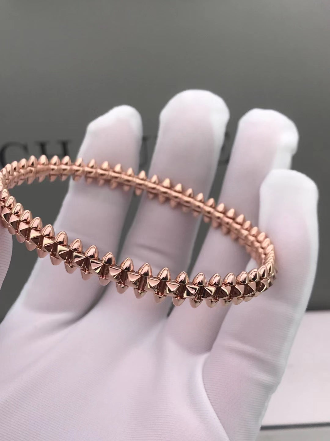 [Olivia JW]CLASH PINK GOLD BRACELET