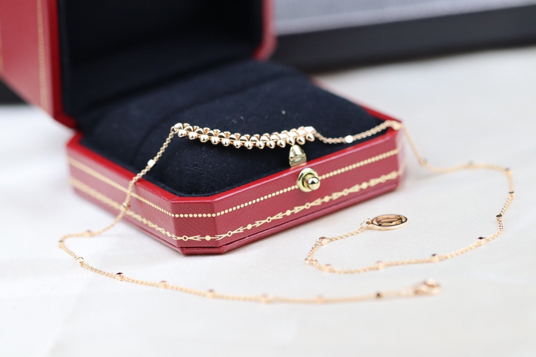 [Olivia JW]CLASH PINK GOLD NECKLACE