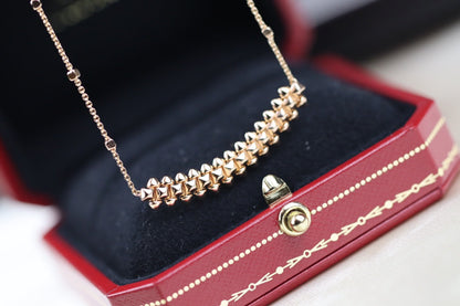 [Olivia JW]CLASH PINK GOLD NECKLACE