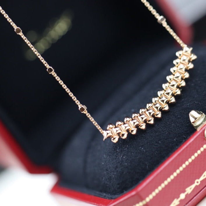 [Olivia JW]CLASH PINK GOLD NECKLACE