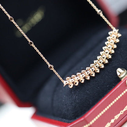 [Olivia JW]CLASH PINK GOLD NECKLACE