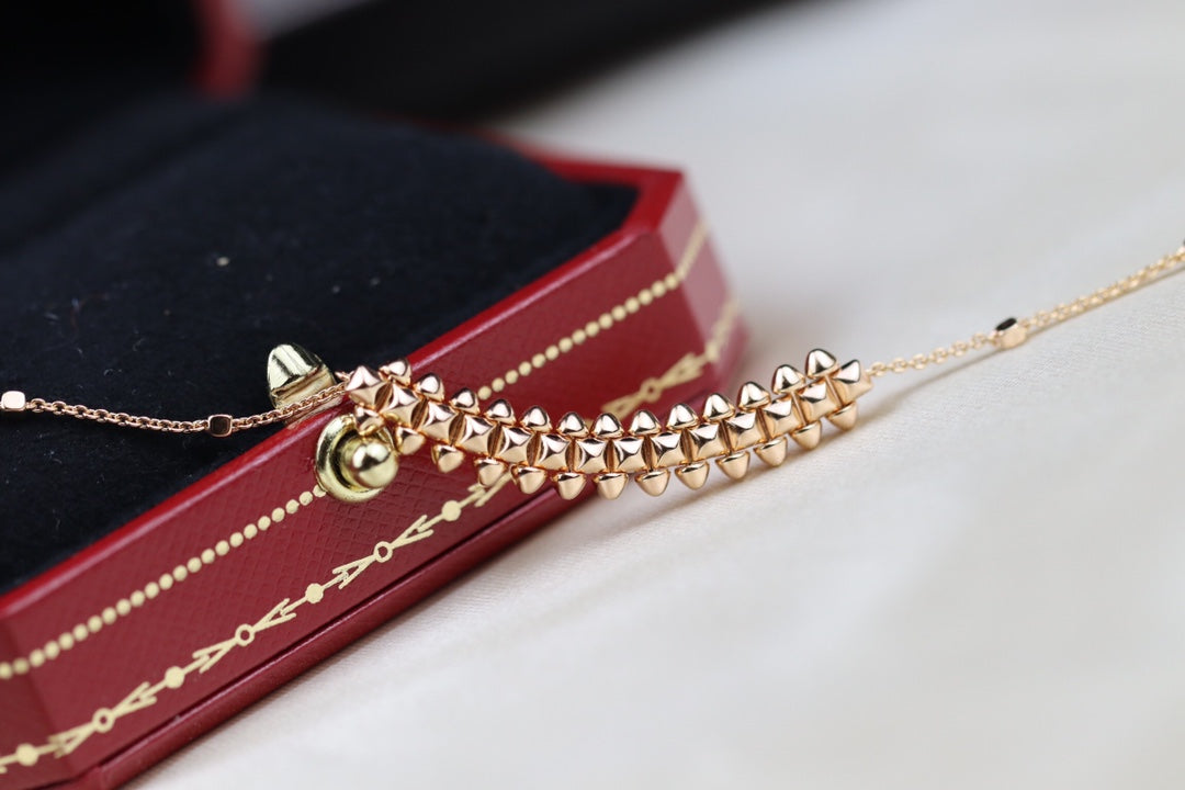 [Olivia JW]CLASH PINK GOLD NECKLACE