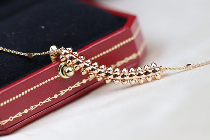 [Olivia JW]CLASH PINK GOLD NECKLACE