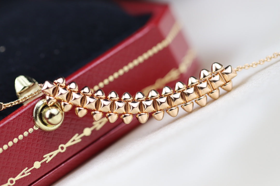 [Olivia JW]CLASH PINK GOLD NECKLACE