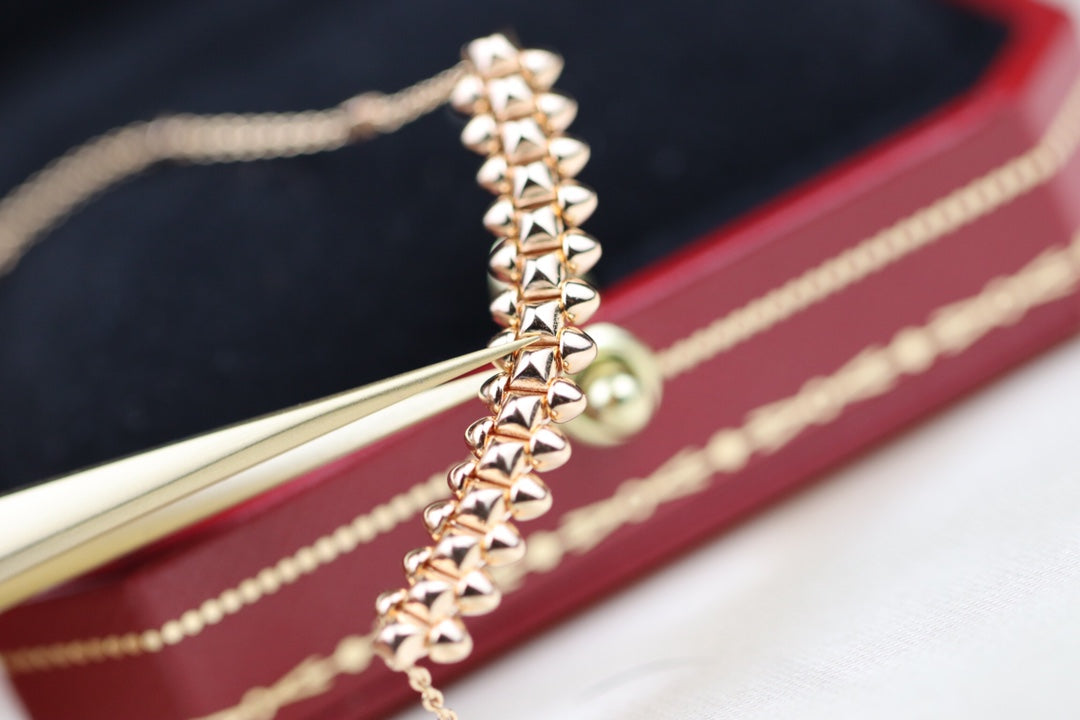 [Olivia JW]CLASH PINK GOLD NECKLACE