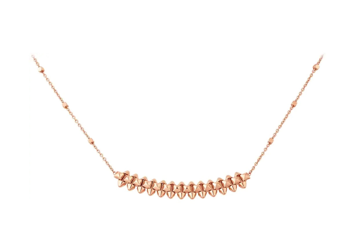 [Olivia JW]CLASH PINK GOLD NECKLACE