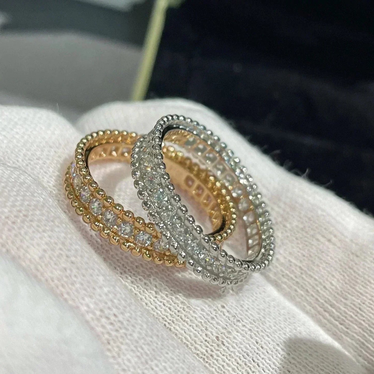[Olivia JW]PERLEE DIAMOND ROSE GOLD RING