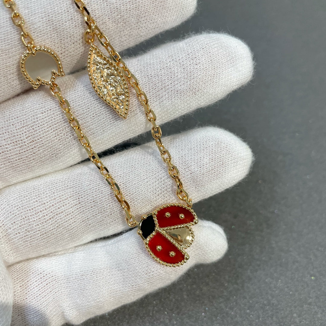 [Olivia JW]LUCKY SPRING 15 MOTIFS GOLD NECKLACE