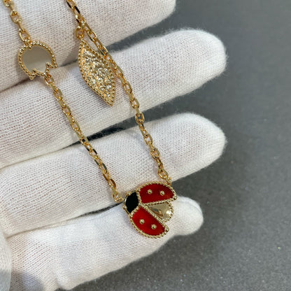 [Olivia JW]LUCKY SPRING 15 MOTIFS GOLD NECKLACE