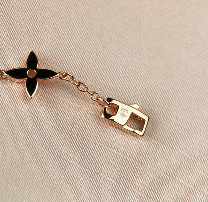 [Olivia JW]STAR AND SUN 7 MOTIFS GOLD BRACELET