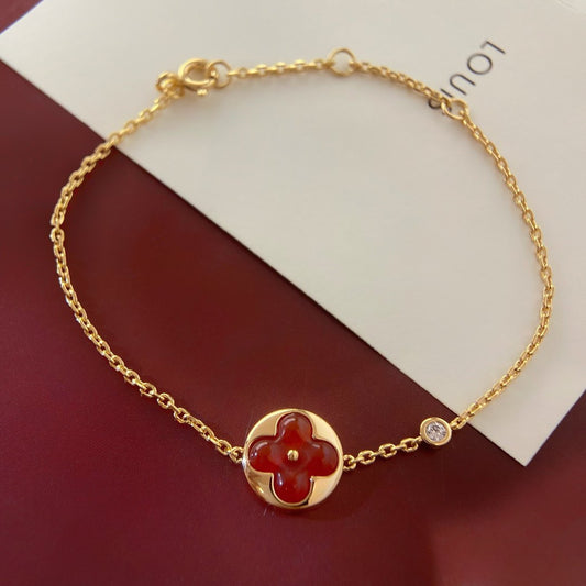 [Olivia JW]SUN PEDANT CARNELIAN BRACELET