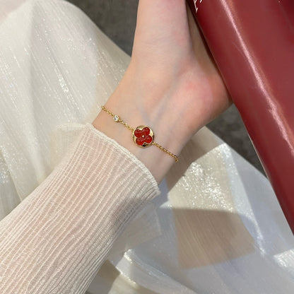 [Olivia JW]SUN PEDANT CARNELIAN BRACELET