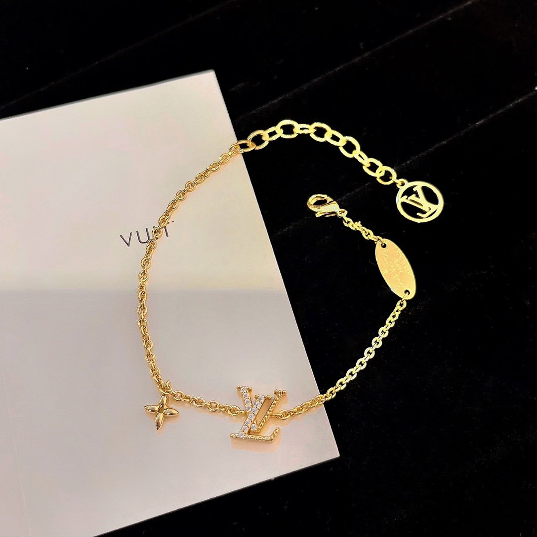 [Olivia JW]LOGO STAR MOTIF GOLD BRACELET
