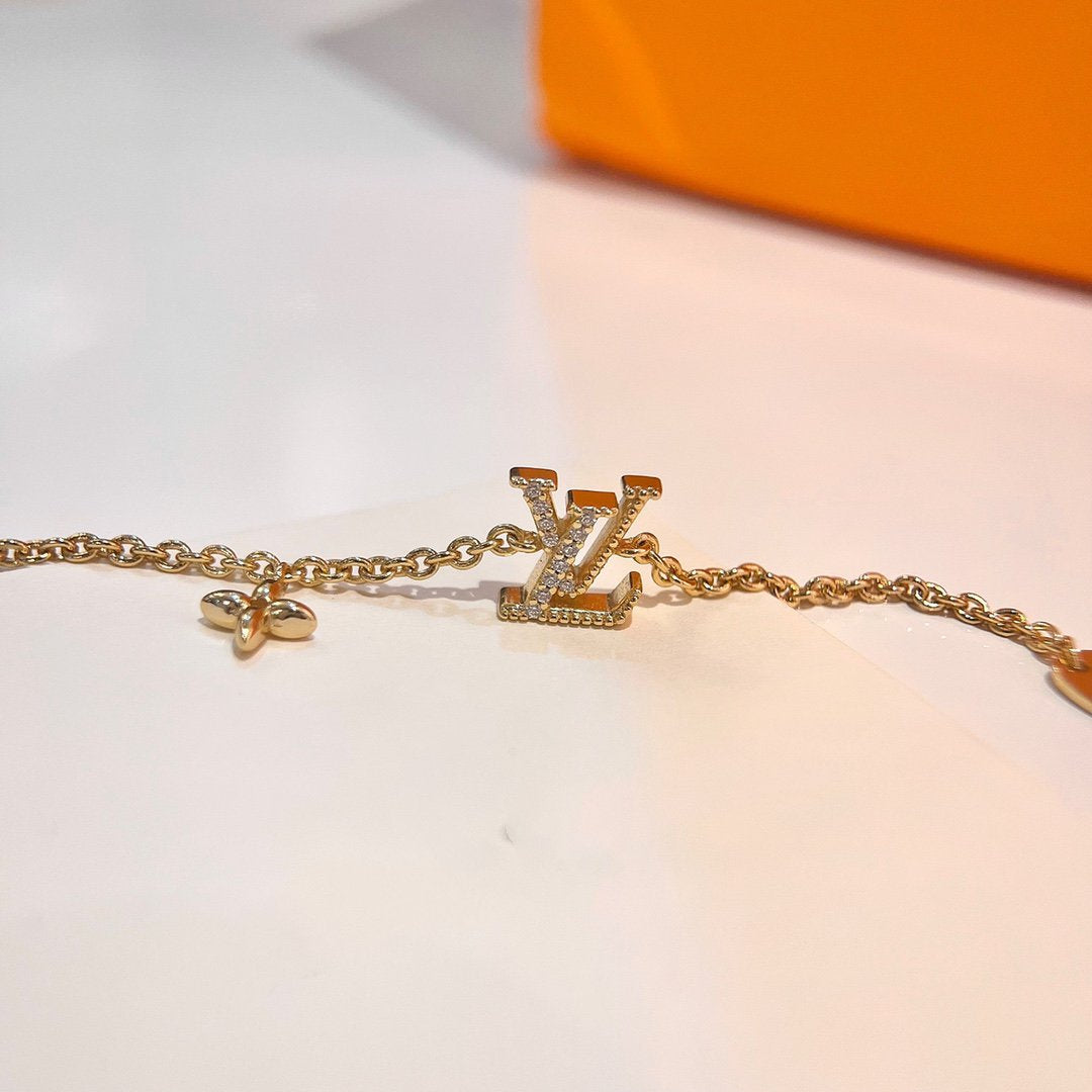 [Olivia JW]LOGO STAR MOTIF GOLD BRACELET