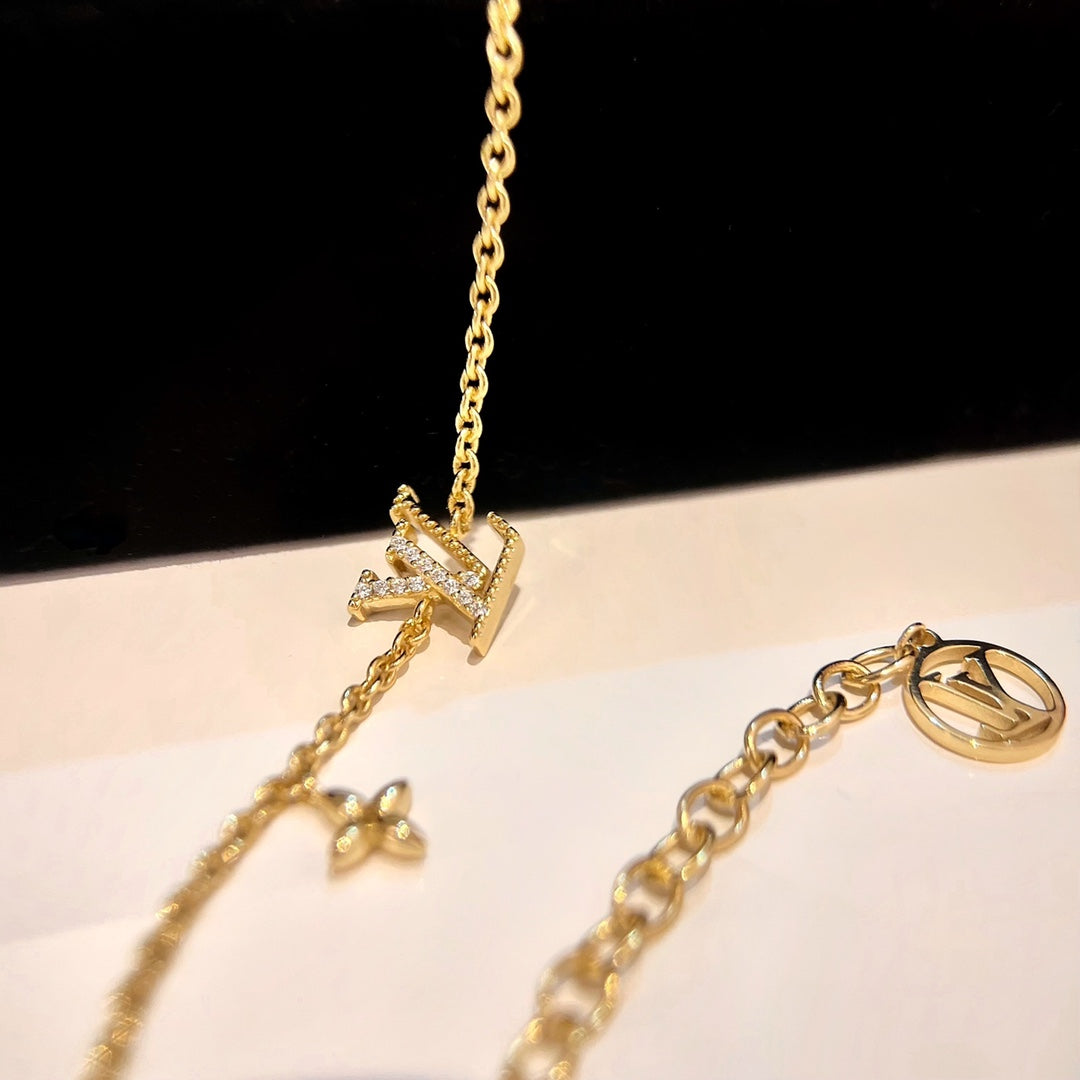 [Olivia JW]LOGO STAR MOTIF GOLD BRACELET