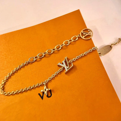 [Olivia JW]LOGO STAR MOTIF GOLD BRACELET