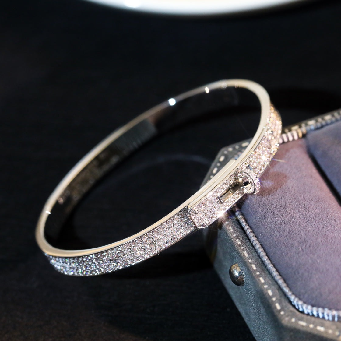 [Olivia JW]KELLY BRACELET DIAMOND PAVED