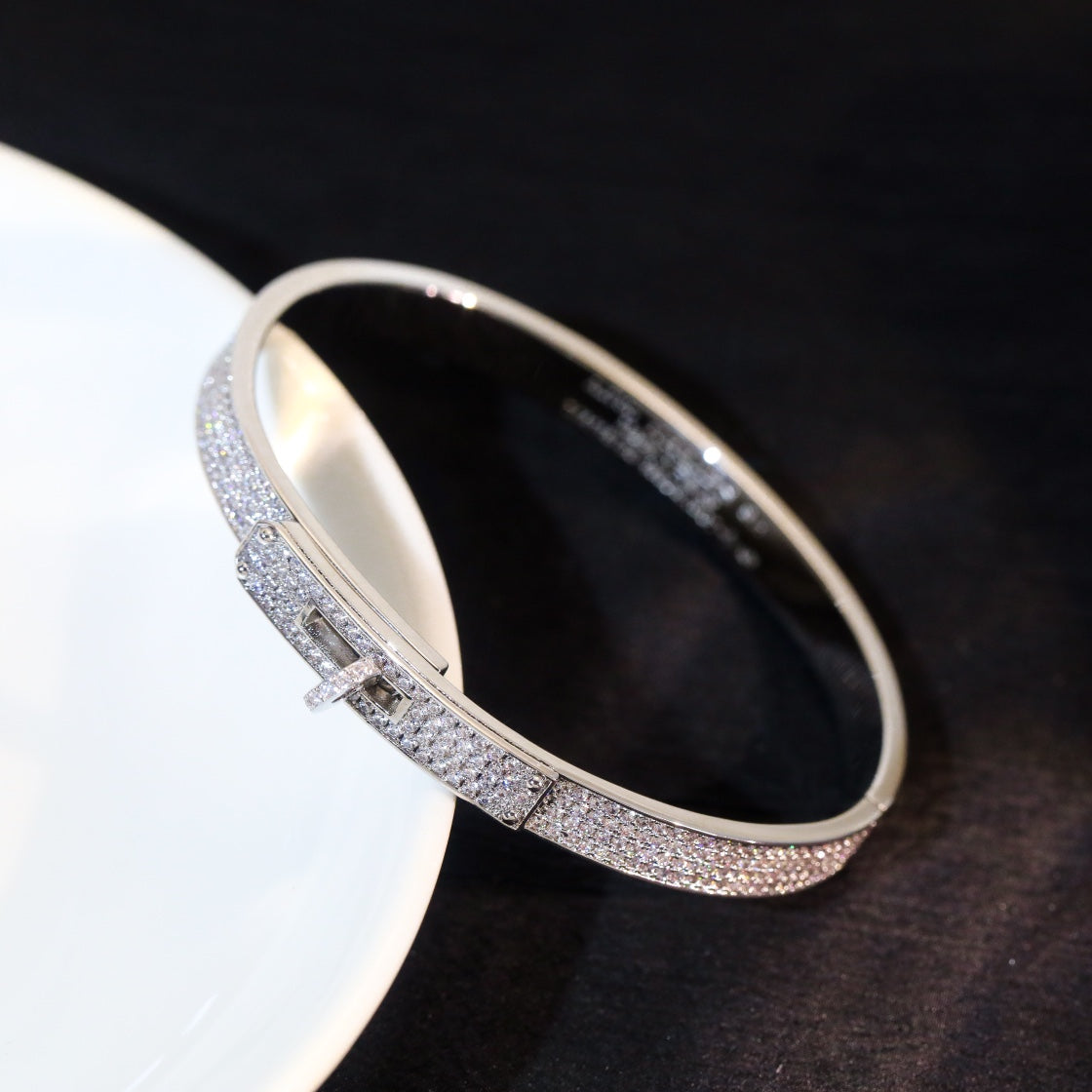 [Olivia JW]KELLY BRACELET DIAMOND PAVED
