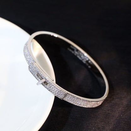 [Olivia JW]KELLY BRACELET DIAMOND PAVED