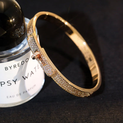 [Olivia JW]KELLY BRACELET DIAMOND PAVED