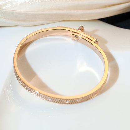 [Olivia JW]KELLY BRACELET DIAMOND PAVED