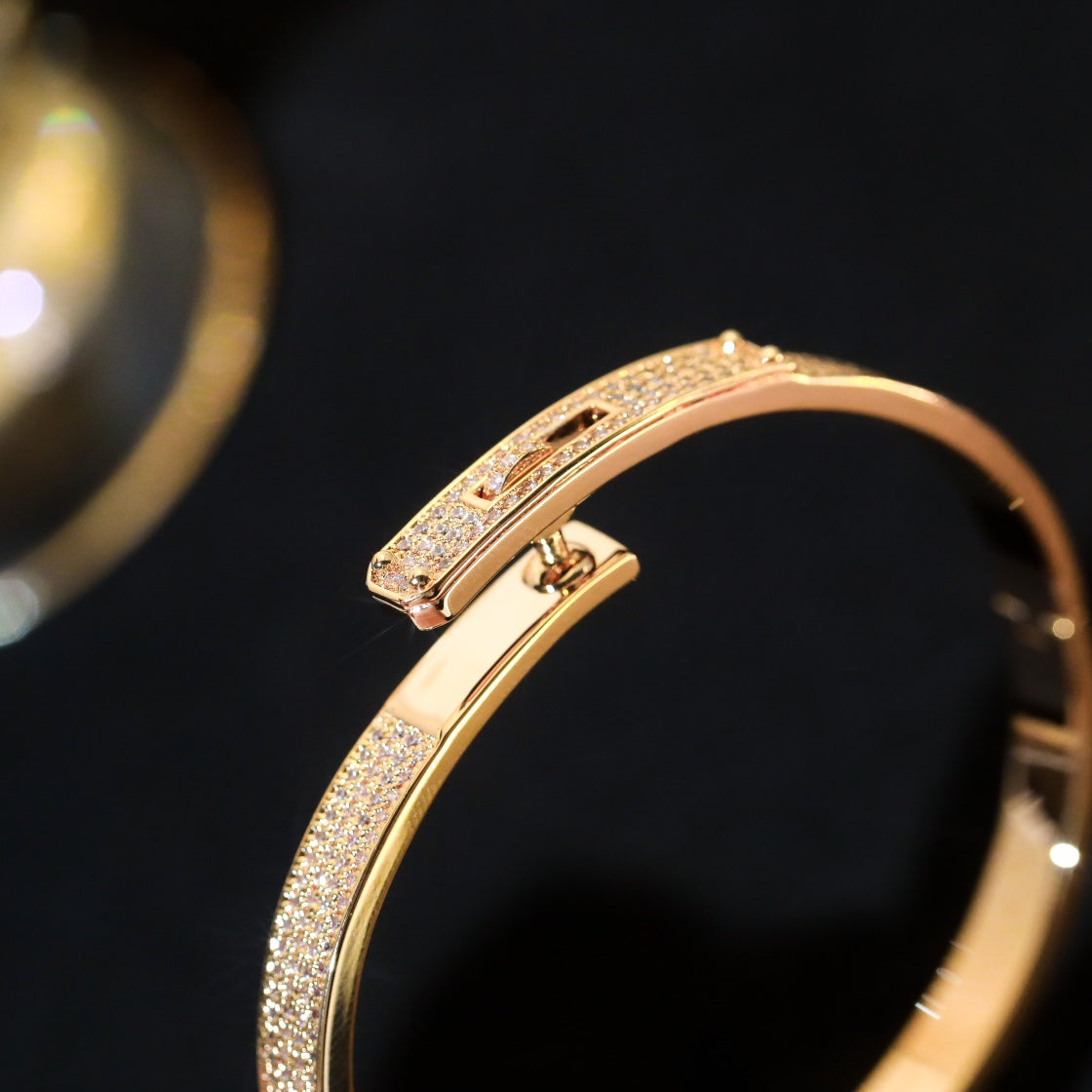 [Olivia JW]KELLY BRACELET DIAMOND PAVED