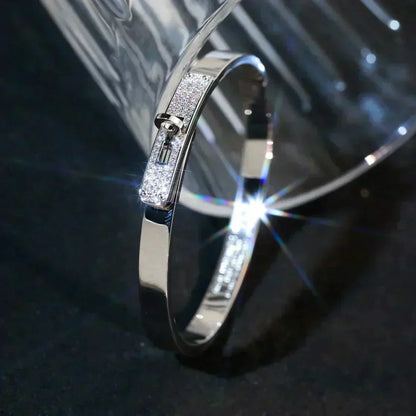 [Olivia JW]KELLY SILVER DIAMOND BRACELET