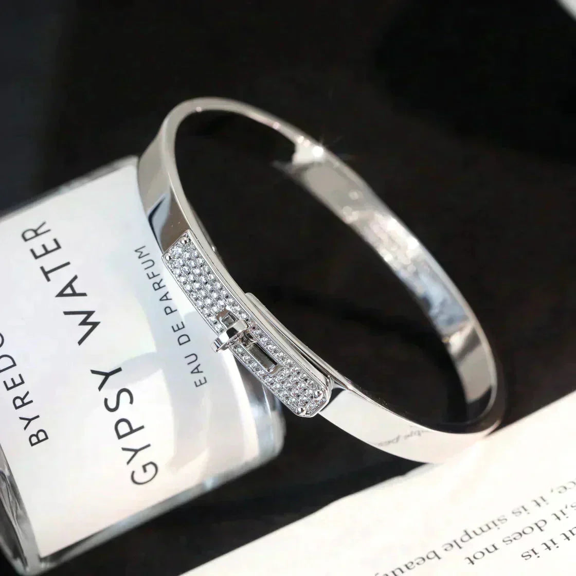 [Olivia JW]KELLY SILVER DIAMOND BRACELET
