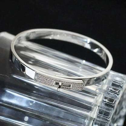 [Olivia JW]KELLY SILVER DIAMOND BRACELET