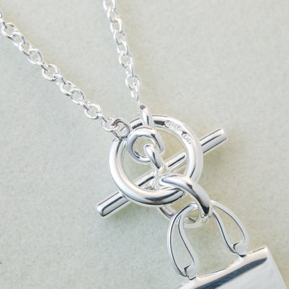 [Olivia JW]POP H PEDANT SILVER NECKLACE