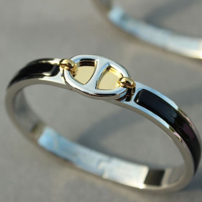 [Olivia JW]CLIC CHAINE SILVER BRACELET