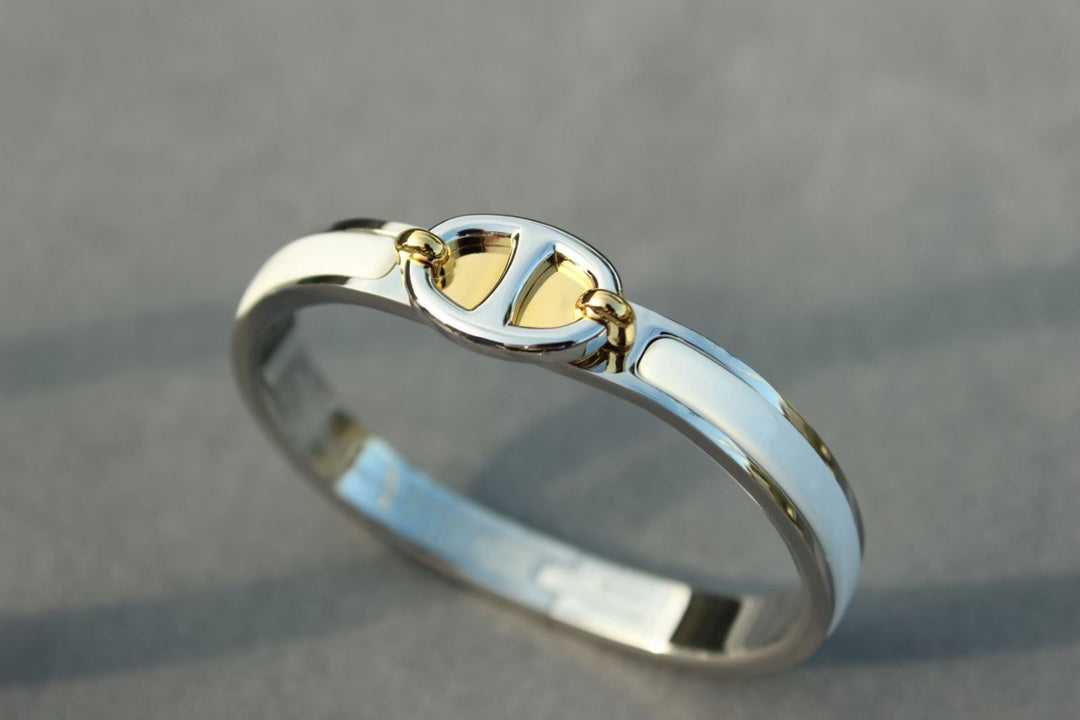 [Olivia JW]CLIC CHAINE SILVER BRACELET